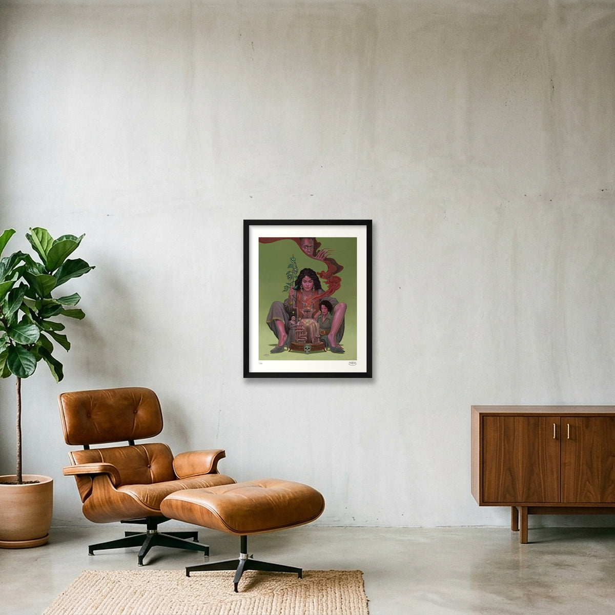 BITCHES BREW — 40×50cm, 16×20" Black Frame