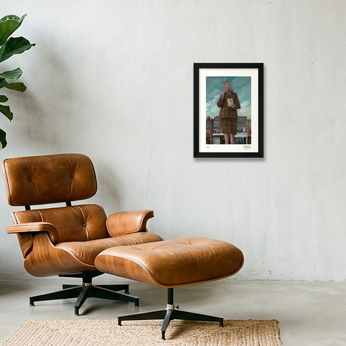 BEIGEL — A4 (21×30cm, 8×12") Black Frame