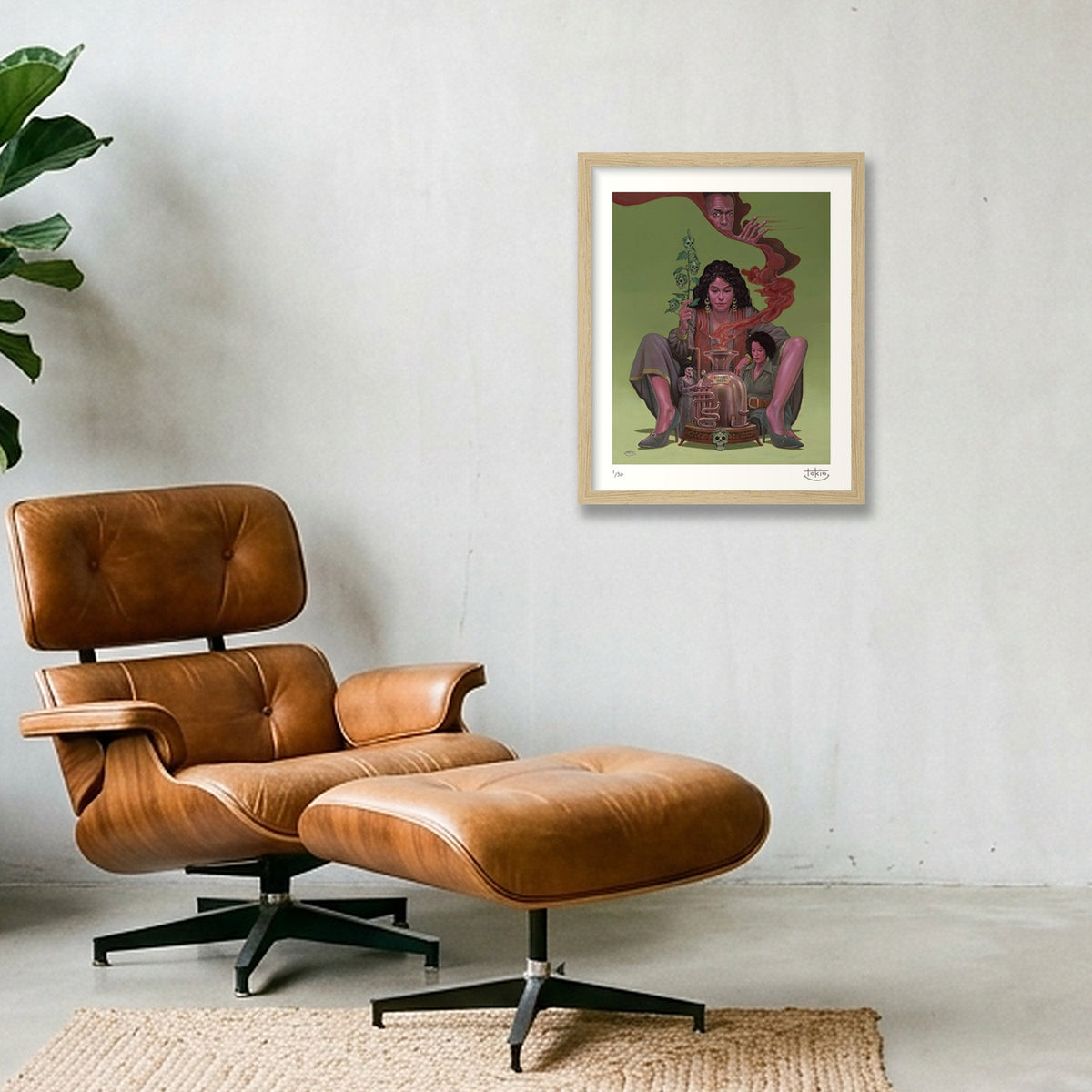 BITCHES BREW — 28×35cm, 11×14" Oak Frame