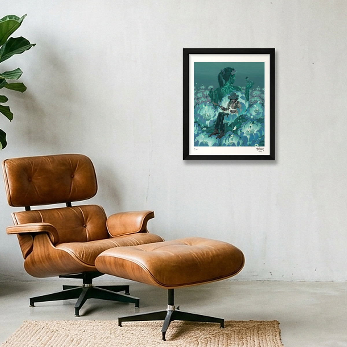 ELECTRIC LADYLAND — 28×35cm, 11×14" Black Frame