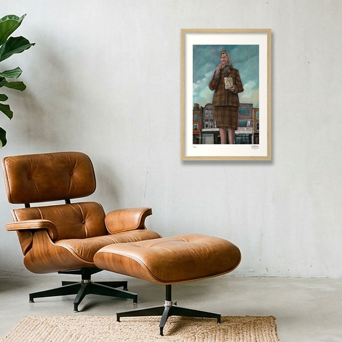 BEIGEL — 30×45cm, 12×18" Oak Frame