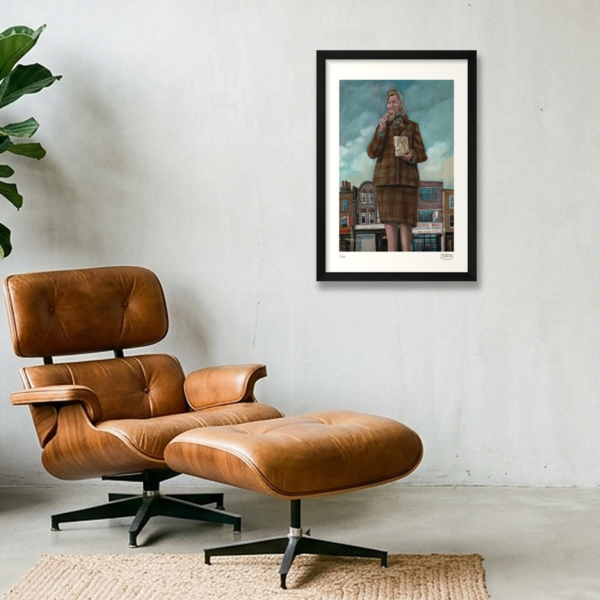 BEIGEL — 30×45cm, 12×18" Black Frame